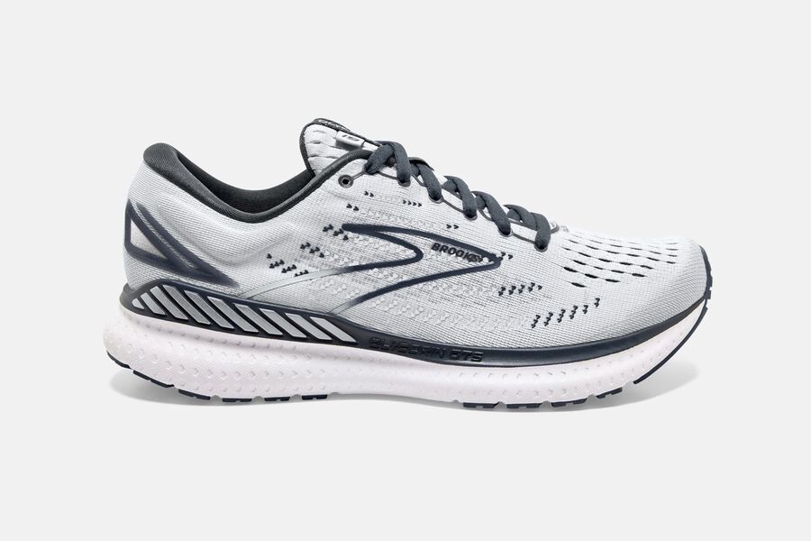 Brooks Glycerin Gts 19 Road Loopschoenen Dames - Wit/Grijs - 312458HTN